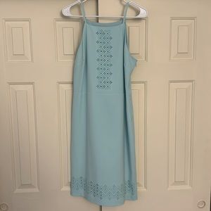 Banana Republic aqua dress